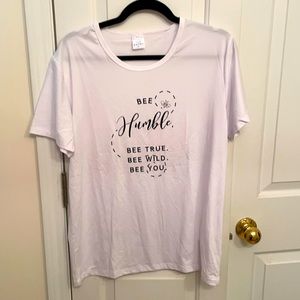 Be humble white T-shirt